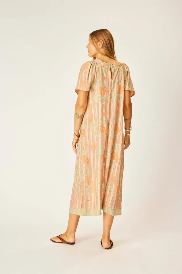 Dresses Shop Natalie Martin SIENNA DRESS Chamomile Apricot