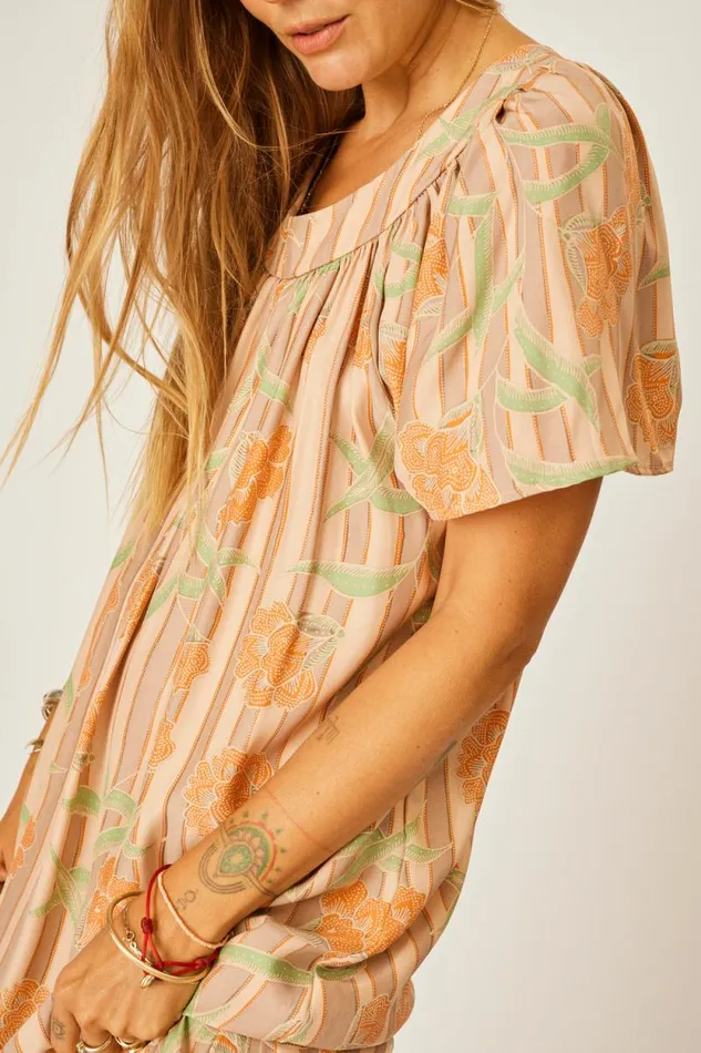 Dresses Shop Natalie Martin SIENNA DRESS Chamomile Apricot