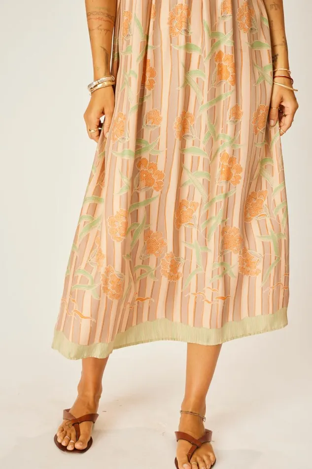 Dresses Shop Natalie Martin SIENNA DRESS Chamomile Apricot