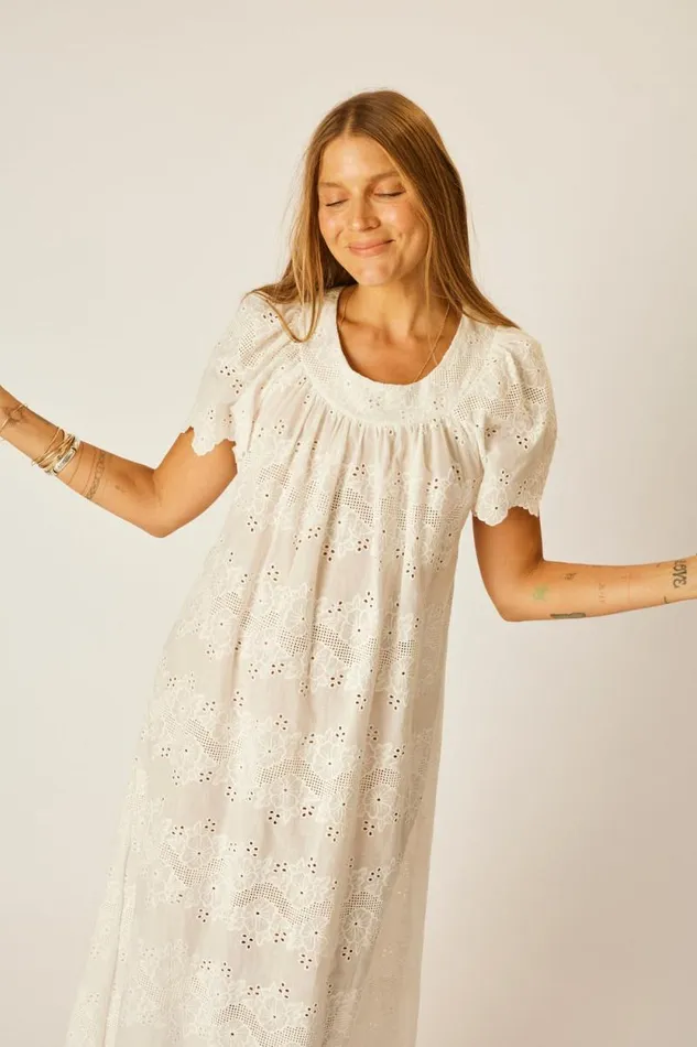 Dresses Shop Natalie Martin SIENNA DRESS Geranium Milk