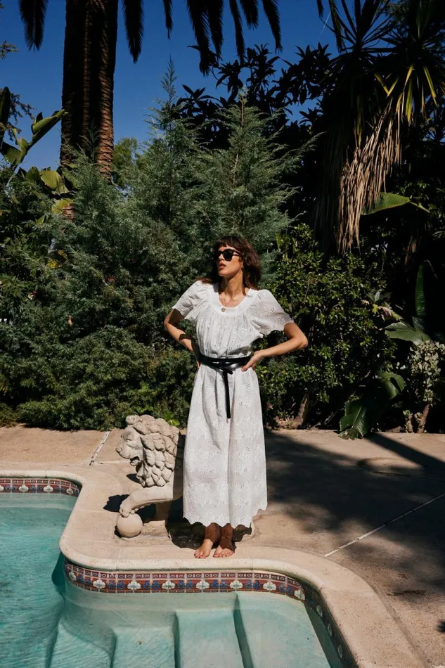 Dresses Shop Natalie Martin SIENNA DRESS Geranium Milk