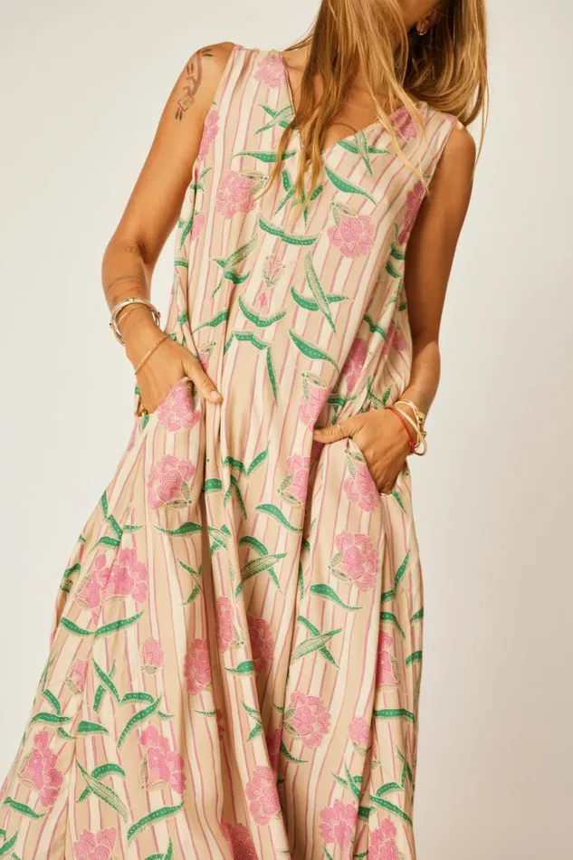 Dresses Shop Natalie Martin TOVA MAXI Chamomile Rose