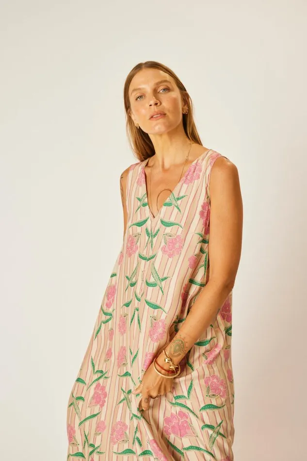 Dresses Shop Natalie Martin TOVA MAXI Chamomile Rose