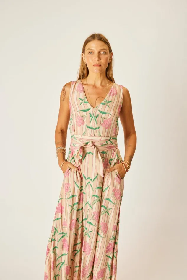 Dresses Shop Natalie Martin TOVA MAXI Chamomile Rose