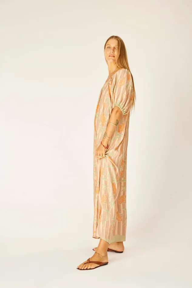Dresses Shop Natalie Martin VIVI DRESS Chamomile Apricot