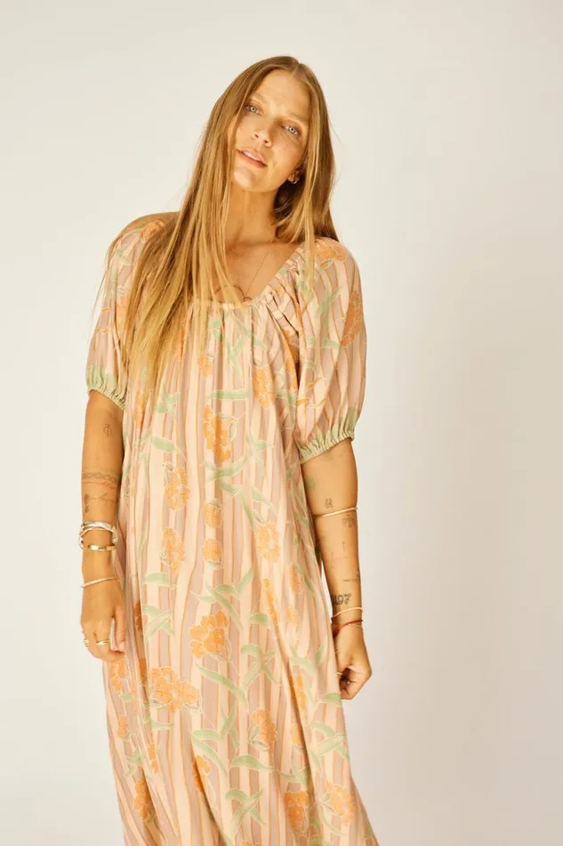 Dresses Shop Natalie Martin VIVI DRESS Chamomile Apricot