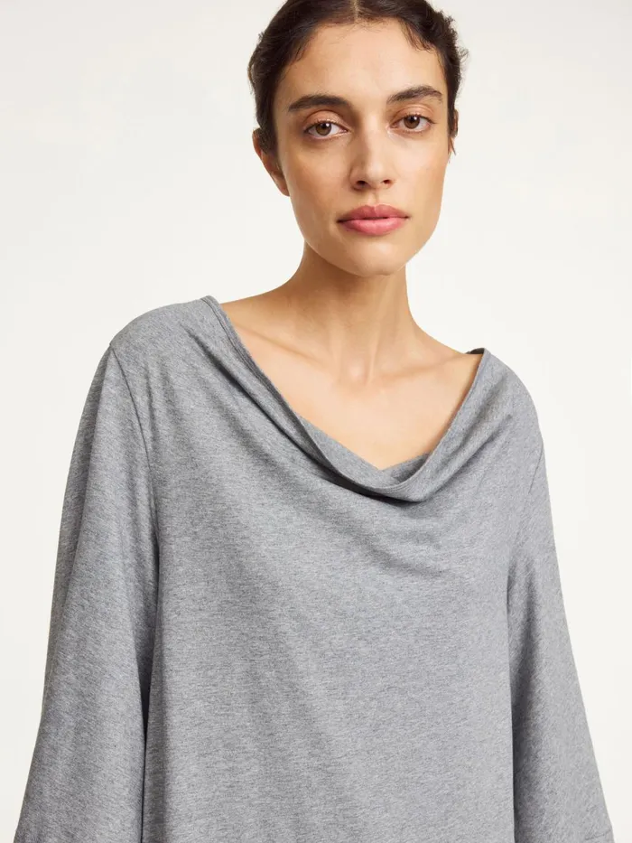 Dresses Women By Malene Birger Yalia Maxi Dress Grey Melange