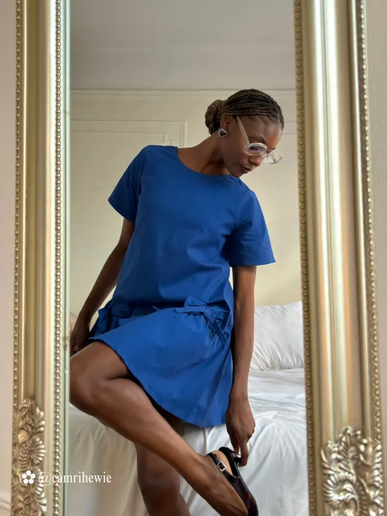 Dresses Women Esme Babydoll Dress Cobalt Lisa Says Gah