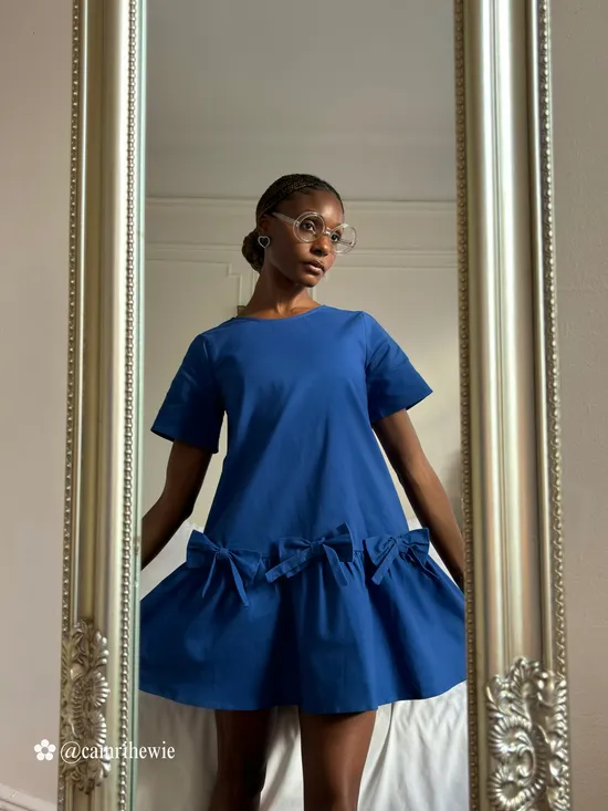 Dresses Women Esme Babydoll Dress Cobalt Lisa Says Gah