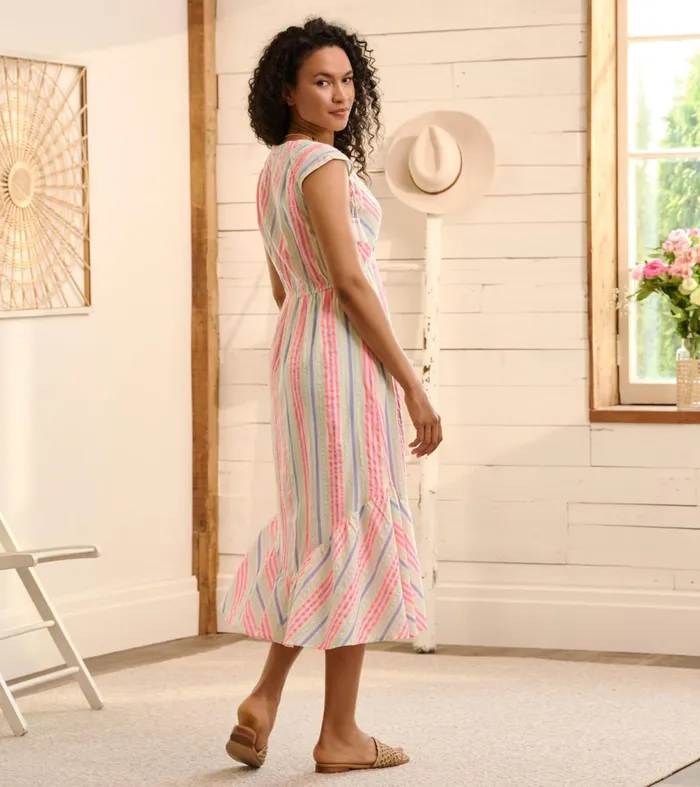 Dresses Women Hatley Millie Dress 8211 Miami Beach Stripes
