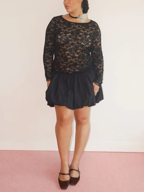 Dresses Women Hazel Lace Dress Licorice Lace Lisa Says Gah