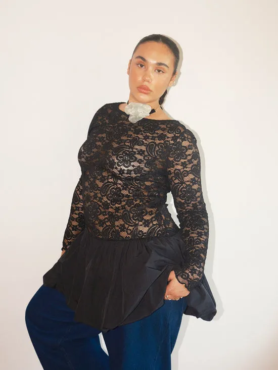 Dresses Women Hazel Lace Dress Licorice Lace Lisa Says Gah