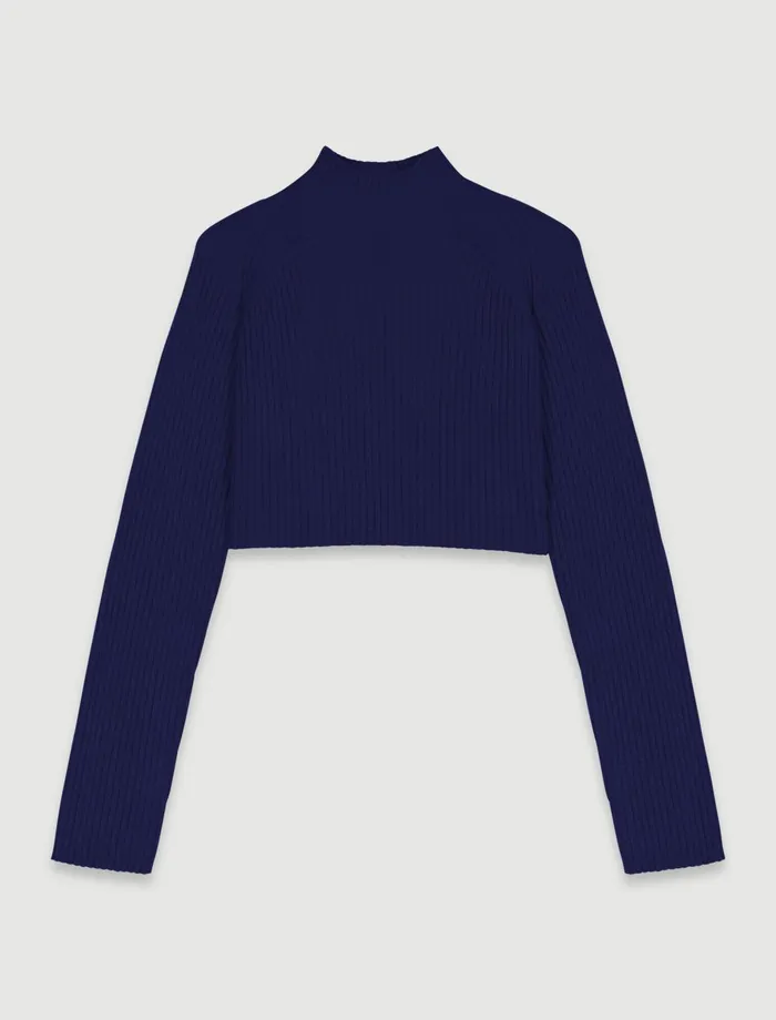 Dresses Women Maje Knit 2In1 Short Dress Navy