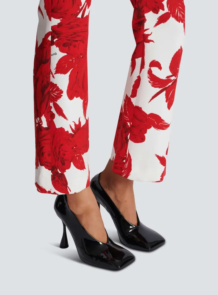 Eden Patent Leather Pumps Black Women Balmain High Heels and Pumps