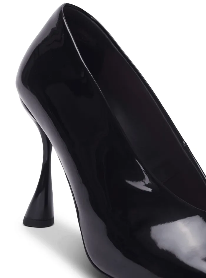Eden Patent Leather Pumps Black Women Balmain High Heels and Pumps