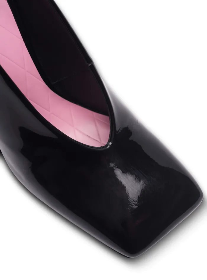 Eden Patent Leather Pumps Black Women Balmain High Heels and Pumps