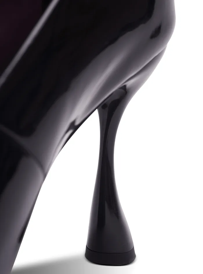 Eden Patent Leather Pumps Black Women Balmain High Heels and Pumps