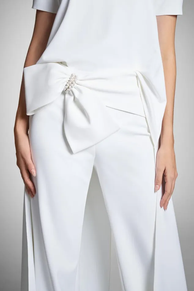 Engagement Party Women Sachin and Babi Embellished Whitley Pants 8211 Ivory