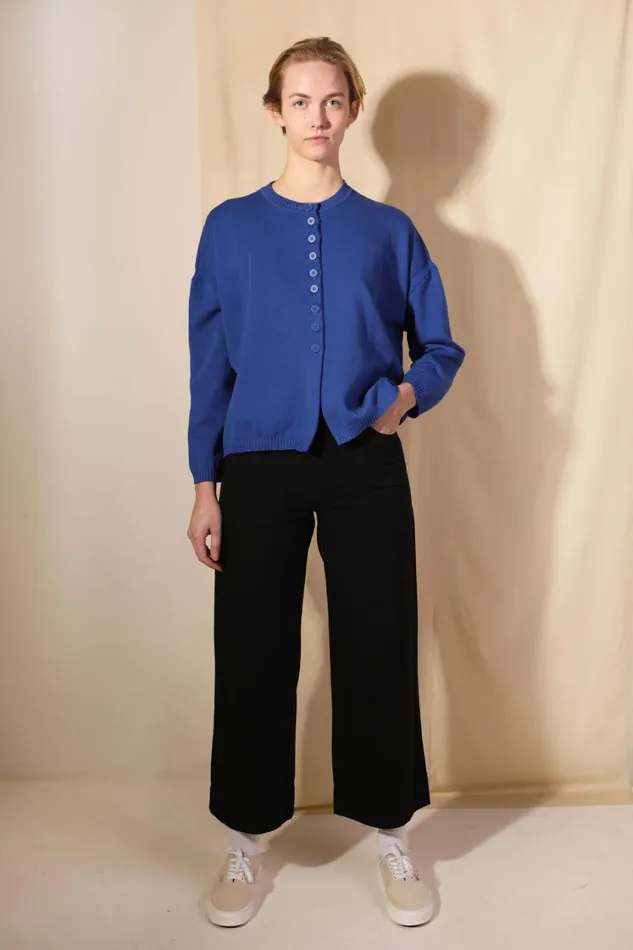 Eno Knit Cobalt Womens LF Markey Knitwear