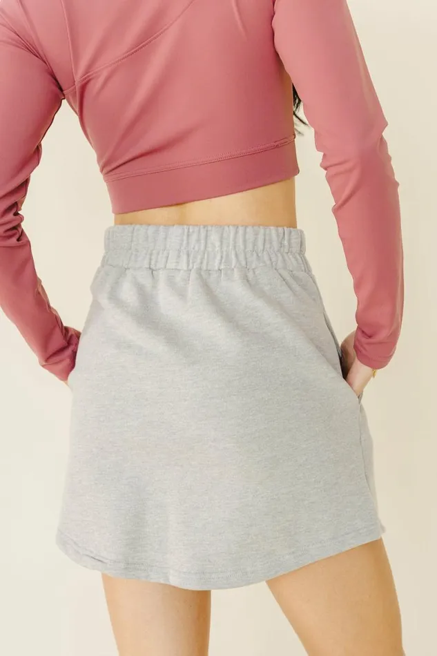 Eve Active Skirt In Grey 8211 FINAL SALE Grey Women Bohme Skirts