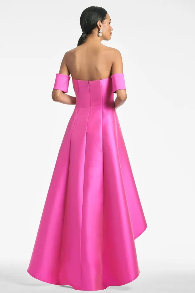 Evening Women Sachin and Babi Agyness Gown 8211 Fuchsia