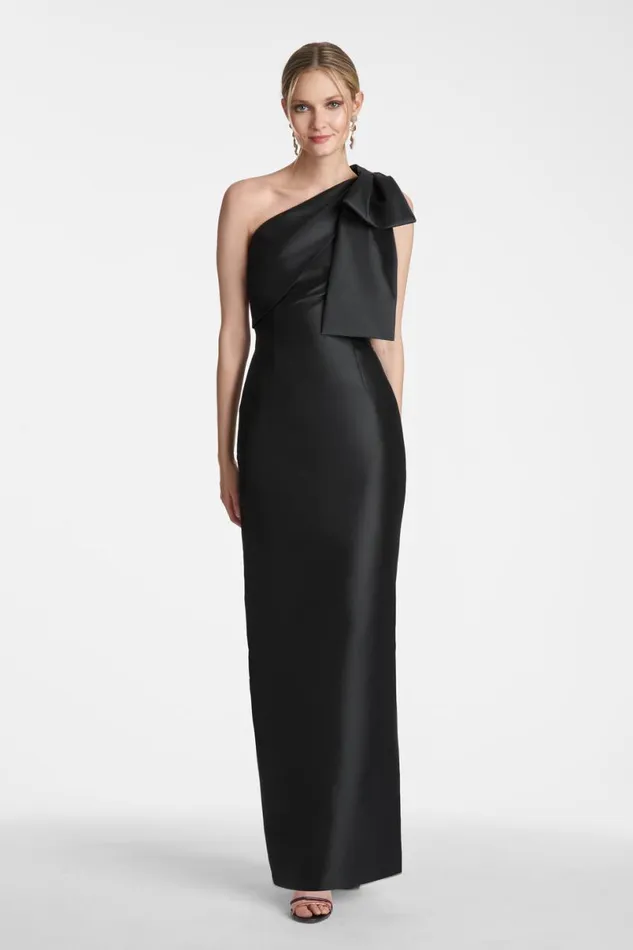Evening Women Sachin and Babi Bonnie Gown 8211 Black