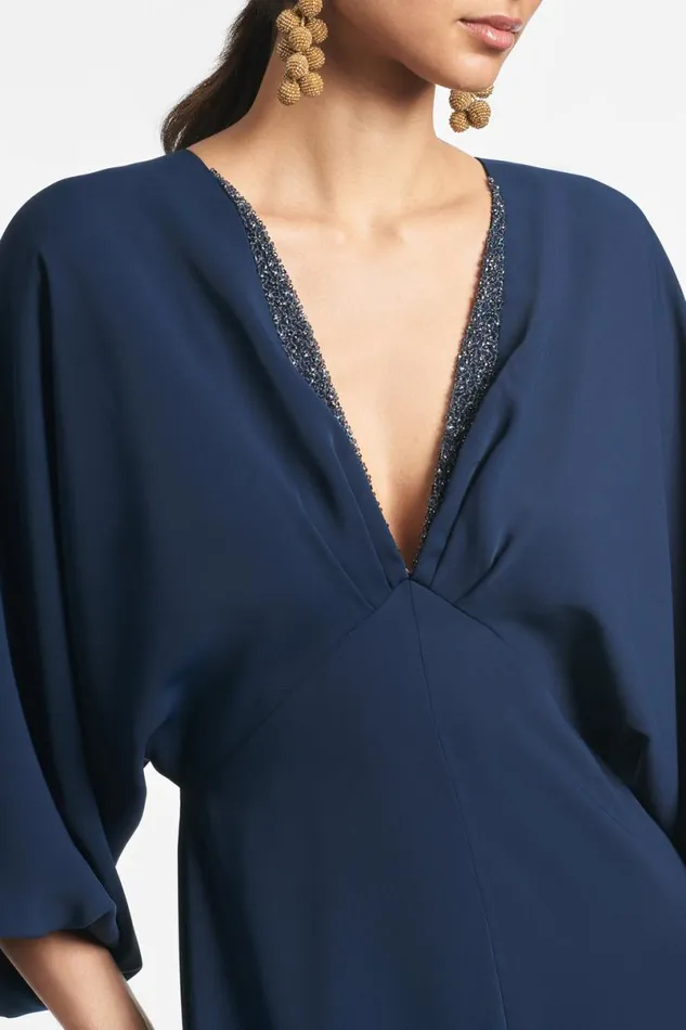 Evening Women Sachin and Babi Gabby Gown 8211 Navy