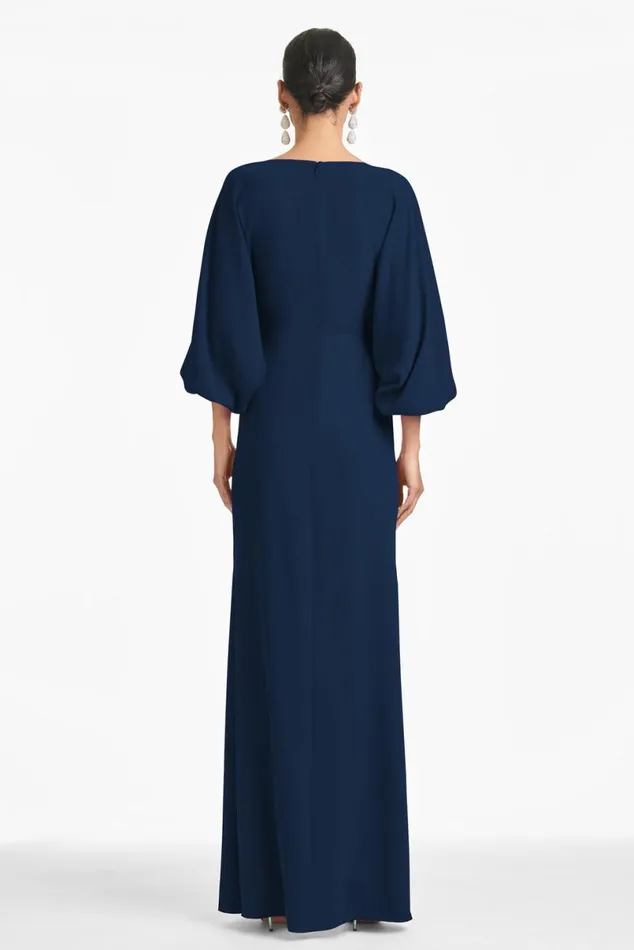 Evening Women Sachin and Babi Gabby Gown 8211 Navy