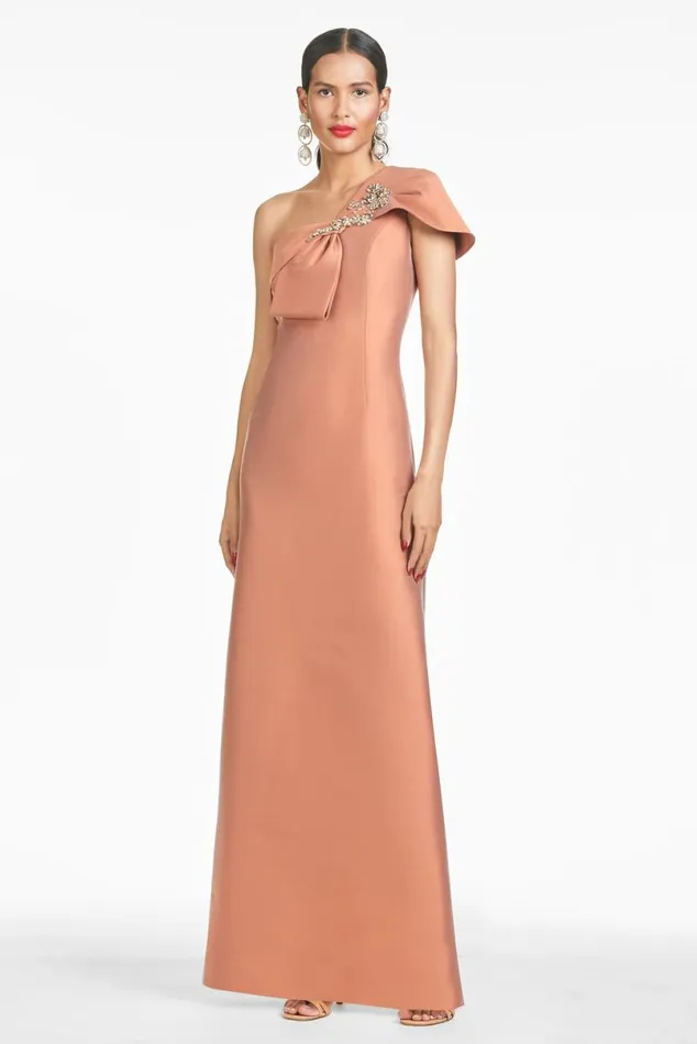 Evening Women Sachin and Babi Ines Gown 8211 Copper