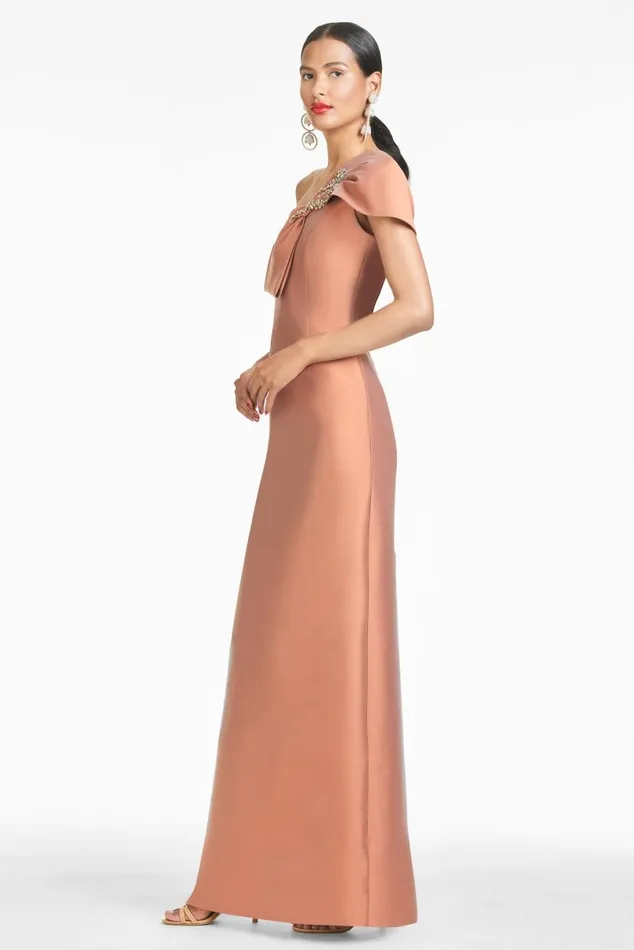 Evening Women Sachin and Babi Ines Gown 8211 Copper
