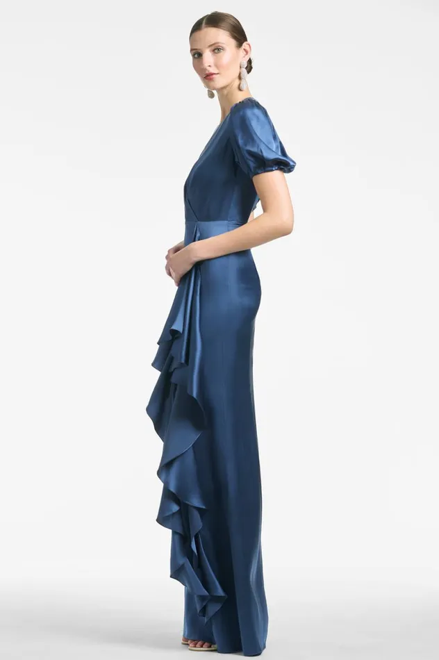 Evening Women Sachin and Babi Mila Gown 8211 Indigo