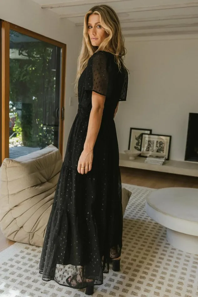Fiona Maxi Dress In Black Black Women Bohme Dresses