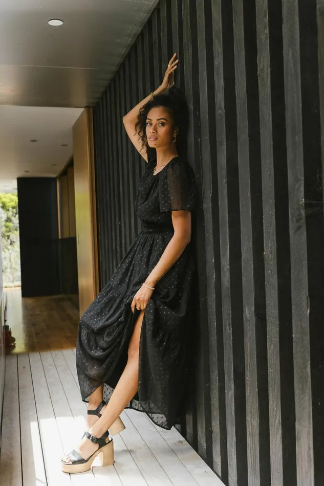 Fiona Maxi Dress In Black Black Women Bohme Dresses