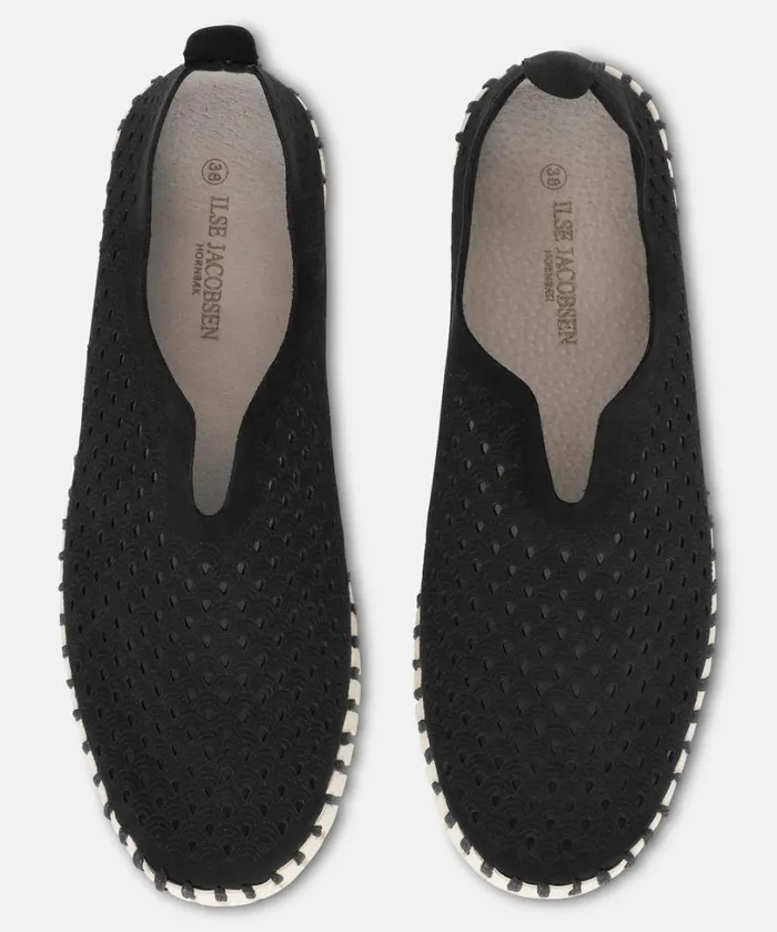 Flats 8211 Black Shoes Ilse Jacobsen Tulip Flats