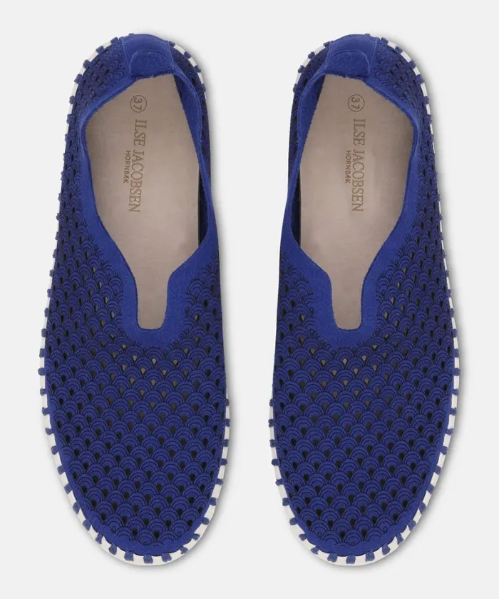 Flats 8211 Blue Web Shoes Ilse Jacobsen Tulip Flats