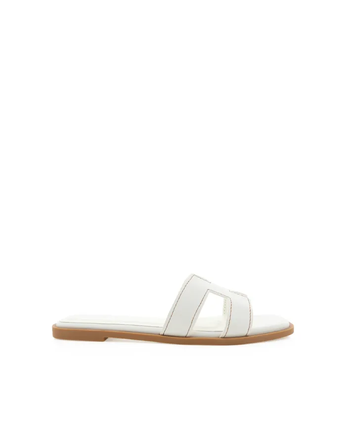 Flats Billini Sandals and Slides GORDY WHITETAN