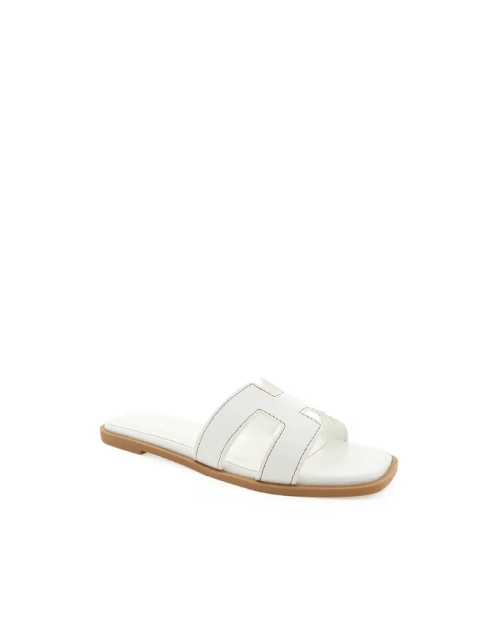 Flats Billini Sandals and Slides GORDY WHITETAN