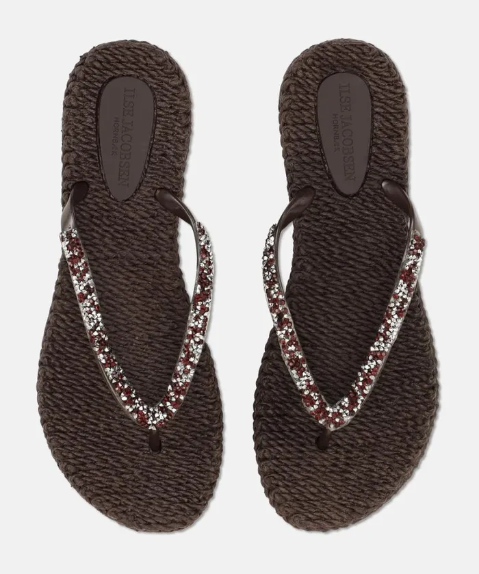 Flip Flop With Glitter 8211 Prune Shoes Ilse Jacobsen Flip Flops