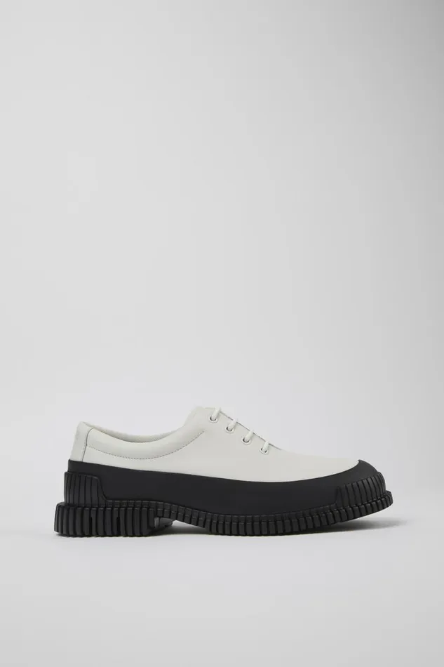 Formal Shoes Men Camper Pix White Leather Shoe