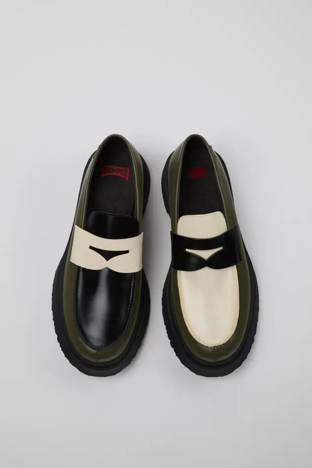 Formal Shoes Men Camper Twins Multicolor Leather MocasinNautical Formal Shoes Men Camper Twins Multicolor Leather MocasinNautical