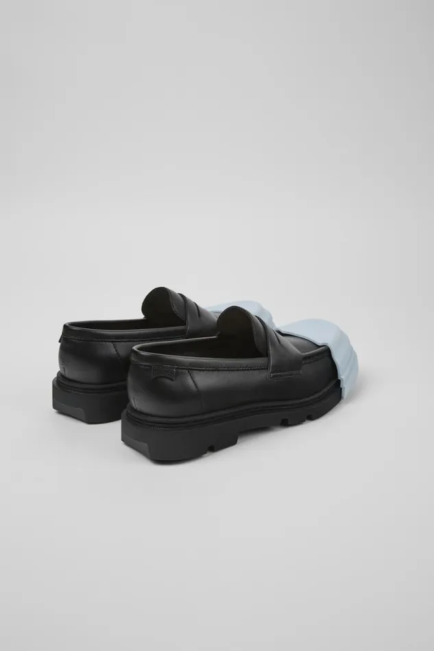 Formal Shoes Women Camper Junction Black Leather Loafers Formal Shoes Women Camper Junction Black Leather Loafers