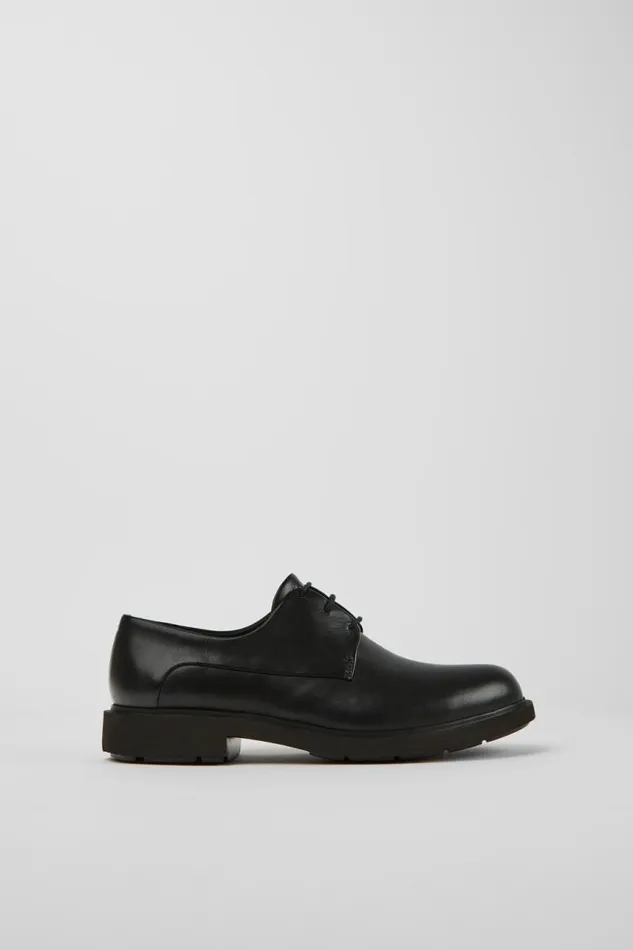 Formal Shoes Women Camper Neuman Black Leather Laceup Shoes Formal Shoes Women Camper Neuman Black Leather Laceup Shoes