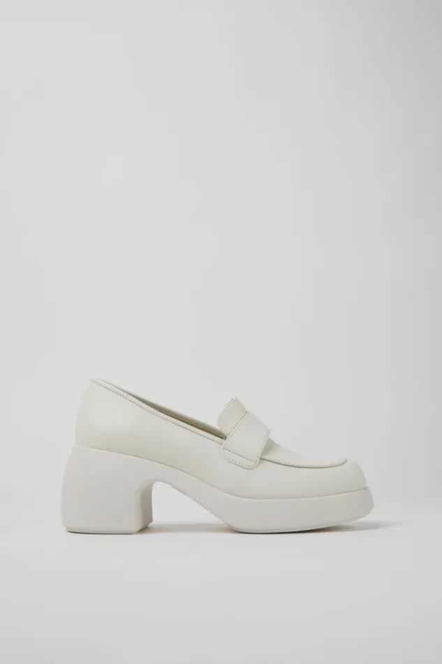 Formal Shoes Women Camper Thelma White Leather Shoes Formal Shoes Women Camper Thelma White Leather Shoes