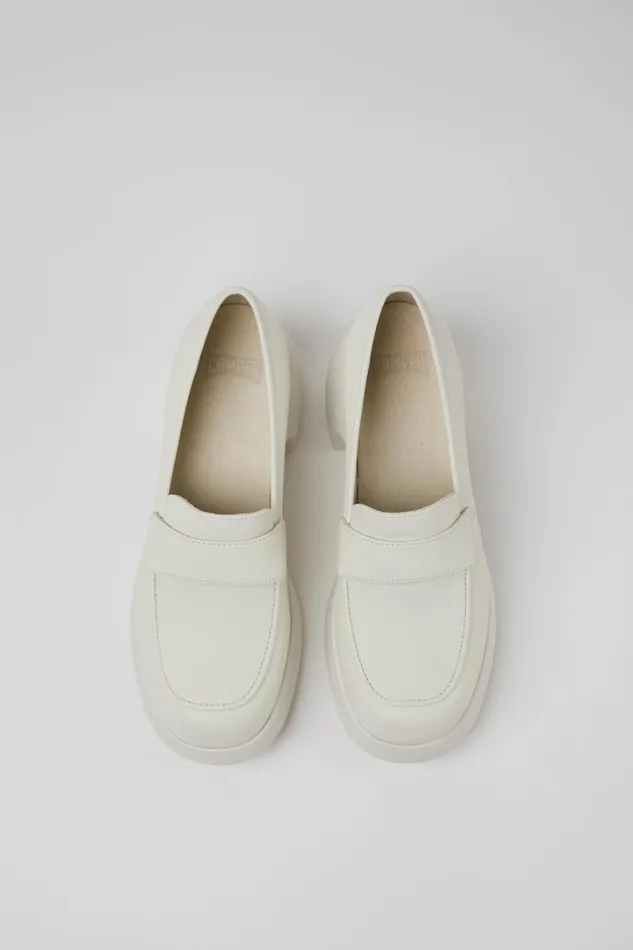 Formal Shoes Women Camper Thelma White Leather Shoes Formal Shoes Women Camper Thelma White Leather Shoes