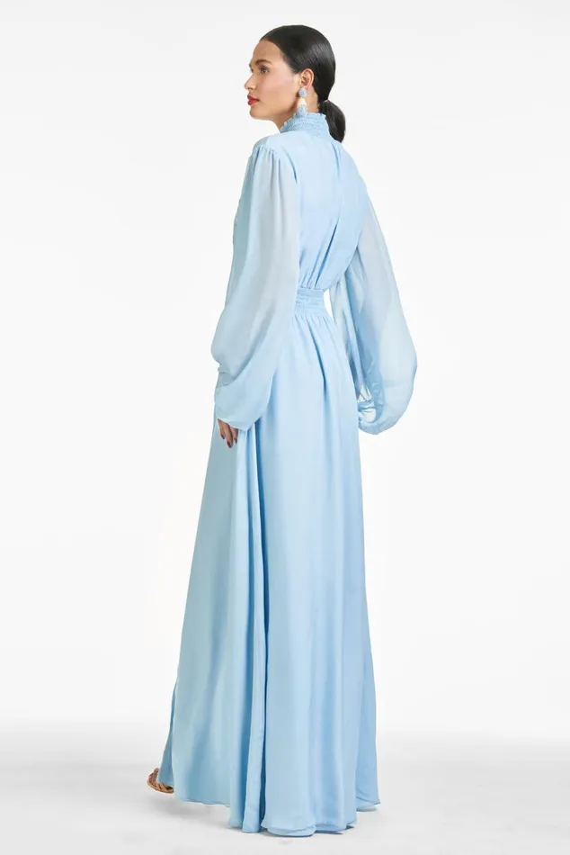 Formal Women Sachin and Babi Beatrix Gown 8211 Chambray Blue