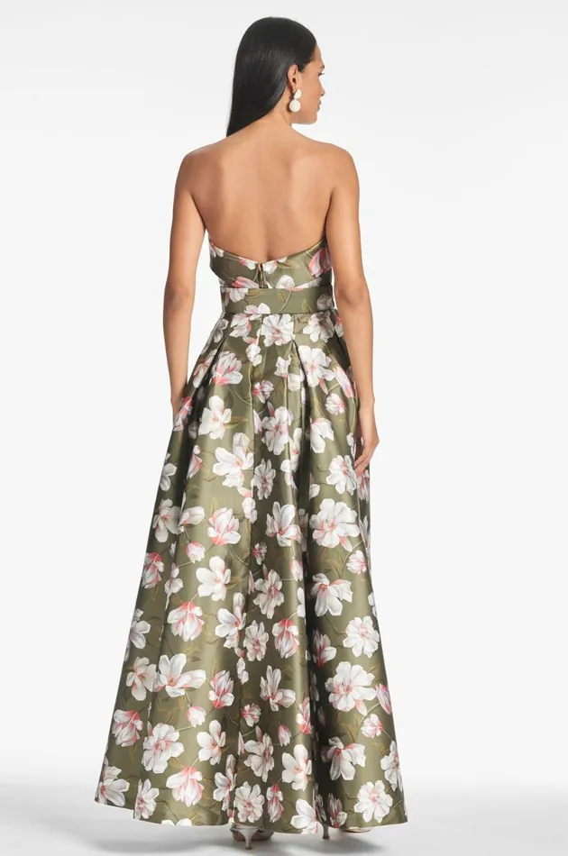 Formal Women Sachin and Babi Brielle Gown 8211 Moss Magnolia