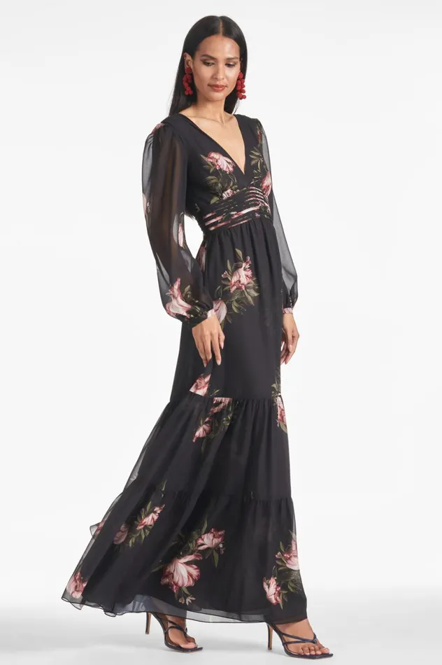 Formal Women Sachin and Babi Jules Gown 8211 Noir Blossom
