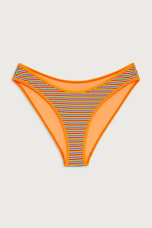 Frankies Bikinis Bikinis Women Catalina Full Coverage Bikini Bottom Hawaiian Sky