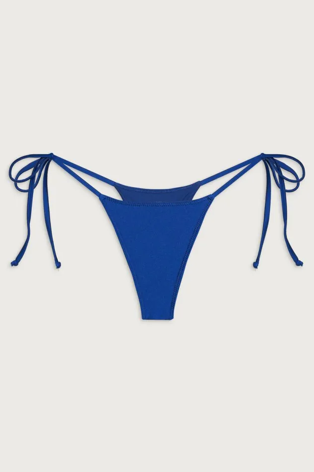 Frankies Bikinis Bikinis Women X DJERF AVENUE Divine Skimpy Bikini Bottom Deep Blue