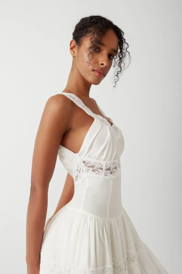 Frankies Bikinis Dresses Women Dakota Maxi Dress White